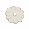 United States Hdw Mfg/U S Ha ROSETTE BUTTON WHITE, 100PK D-138D